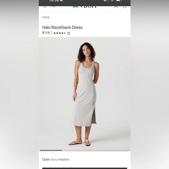 Vuori Halo Racerback Dress - Picture 4 of 4